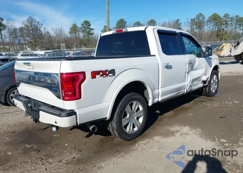2016 Ford F-150 Platinum from USA, damaged, VIN 1FTEW1EG6GFA44205